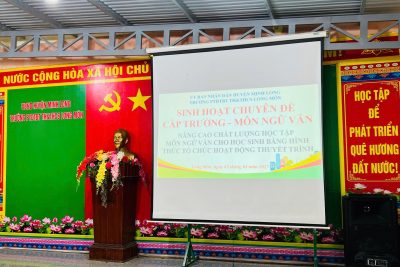 Sinh hoạt chuyên môn theo chuyên đề cấp trường – Môn Ngữ văn THCS