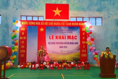 Trường PTDTBT TH&THCS Long Môn tham dự Khai mạc Hội khoẻ Phù Đổng năm 2024