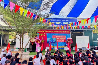 TRƯỜNG PTDTBT TH&THCS LONG MÔN TỔ CHỨC LỄ KHAI GIẢNG NĂM HỌC 2025-2026.